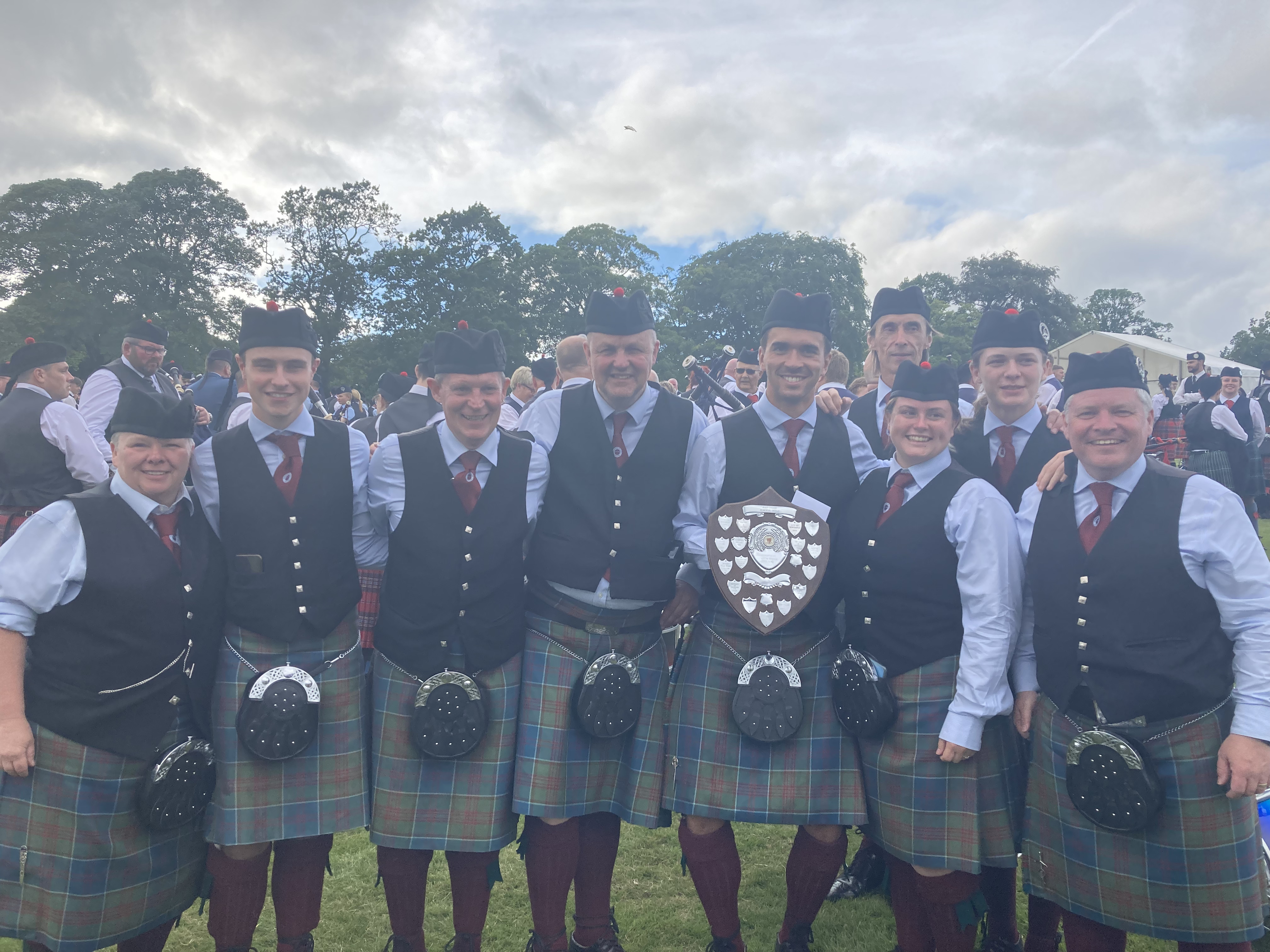 Stockbridge Pipe Band - Scottish, Dumbarton - July 2022